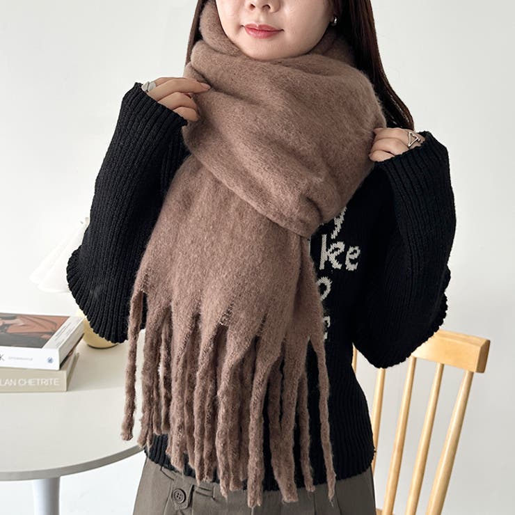 ボリュームフリンジマフラー | Outfitter lab | 詳細画像6 