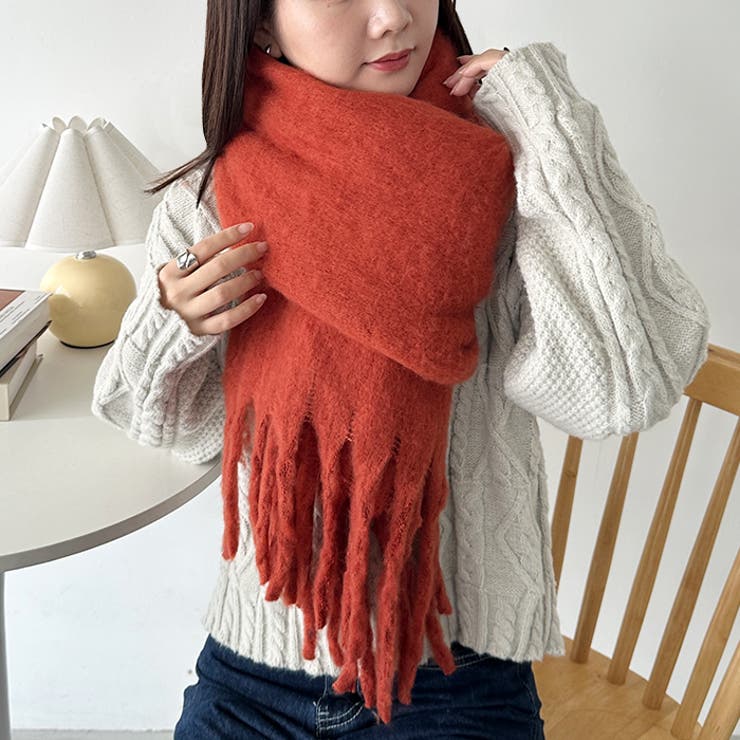 ボリュームフリンジマフラー | Outfitter lab | 詳細画像58 