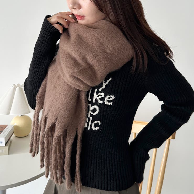 ボリュームフリンジマフラー | Outfitter lab | 詳細画像8 