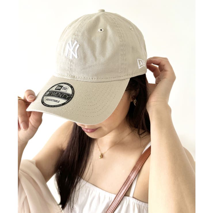 サンドベージュ | NEW ERA / 9WENTY YANKEES MLB CAP | Outfitter lab