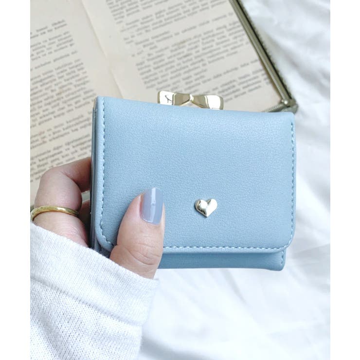 サックスブルー | ハート ミニウォレット/ミニ財布 | Outfitter lab