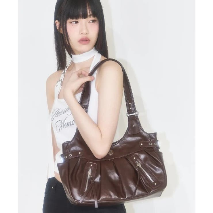 ★ILLIGO★ Amber Buckle Shoulder Bag Black 5013465715 AMBER BUCKLE SHOULDER BAG BLACK - illigo | 60% - Asian