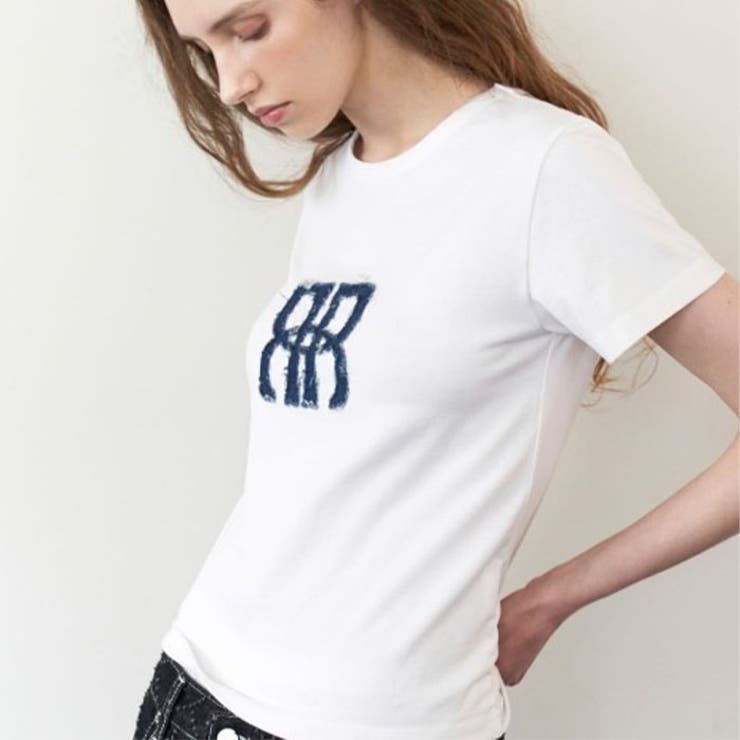 [ROCKCAKE]Square Logo デニム トップ★新作★韓国★ ROCKCAKE(ロックケーキ)/Square Logo Denim Top[品番