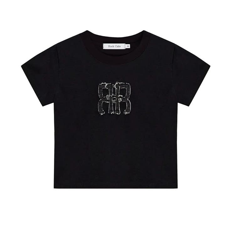 ROCKCAKE(ロックケーキ)/Square Logo Denim Top[品番