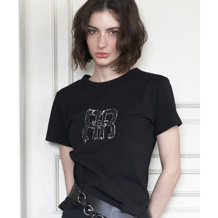 ブラック | ROCKCAKE(ロックケーキ)/Square Logo Denim Top | Outfitter lab