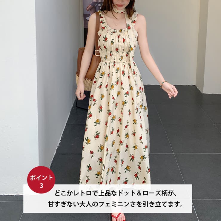 ローズタイ ワンピース | Outfitter lab | 詳細画像4 