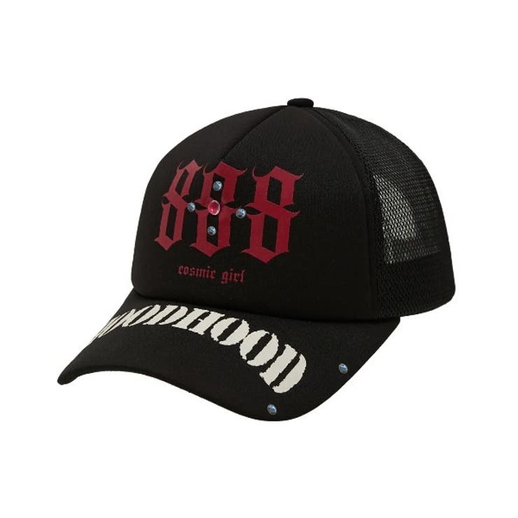 ブラック | HOODHOOD(フッドフッド)/888 Mesh Trucker Cap | Outfitter lab