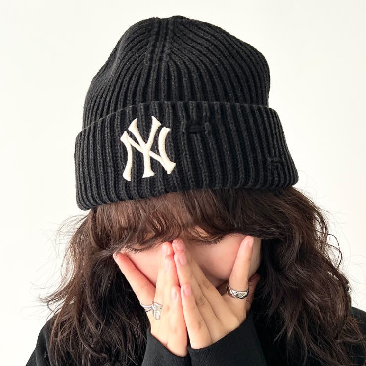 meer. メーア　ビーニー　ニット帽　帽子　WOOL KNIT BEANIE MLB KOREA(エムエルビーコリア) Vintage[品番：OUTW0000877