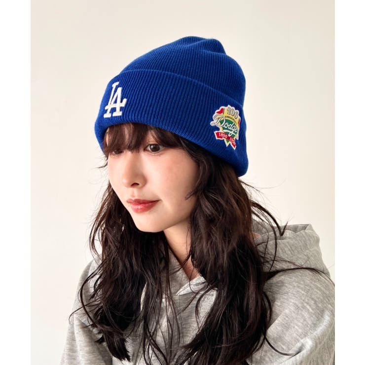 ブルー | MLB KOREA(エムエルビーコリア)/Patch beanie | Outfitter lab