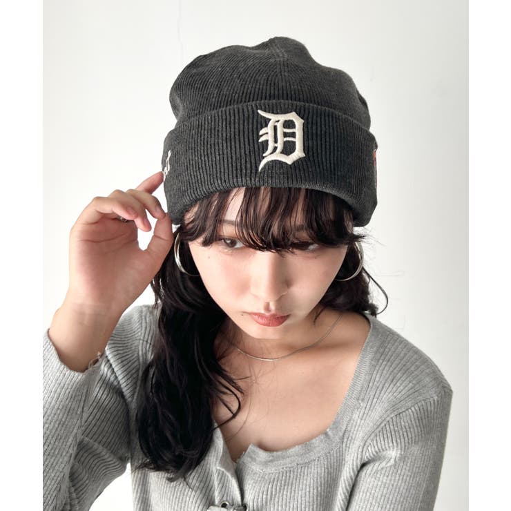 チャコールグレー | MLB KOREA(エムエルビーコリア)/Patch beanie | Outfitter lab