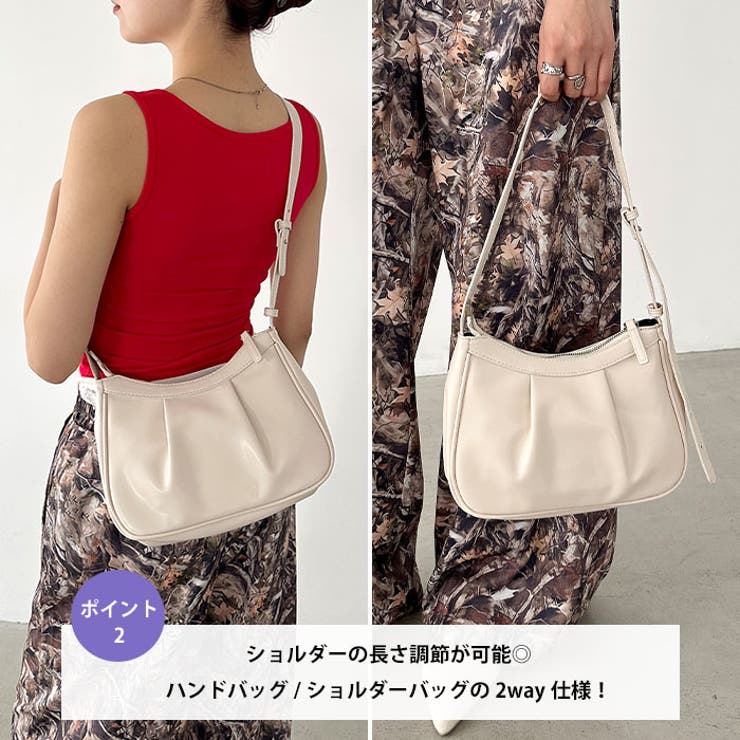 タックデザインハンドバッグ | Outfitter lab | 詳細画像3 