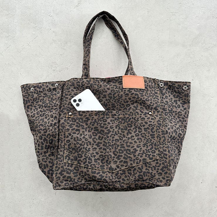 レオパード柄BIGトートバッグ | Outfitter lab | 詳細画像11 