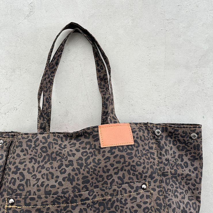 レオパード柄BIGトートバッグ | Outfitter lab | 詳細画像12 