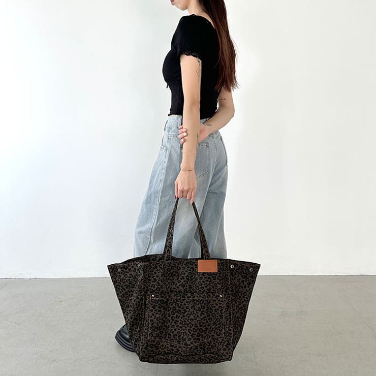 レオパード柄BIGトートバッグ | Outfitter lab | 詳細画像9 