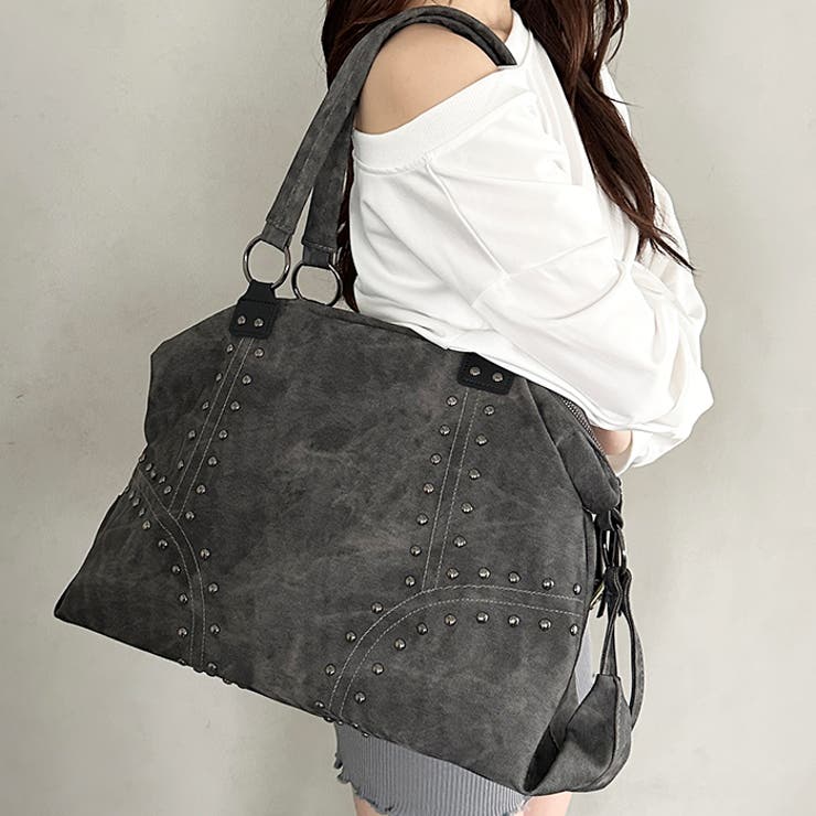 スタッズナイロンボストンバッグ | Outfitter lab | 詳細画像51 