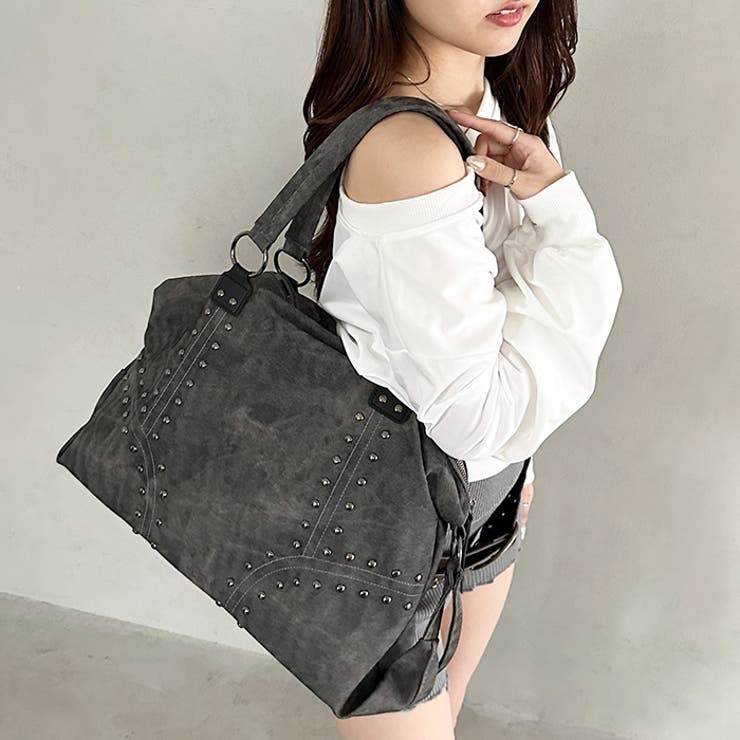 スタッズナイロンボストンバッグ | Outfitter lab | 詳細画像53 