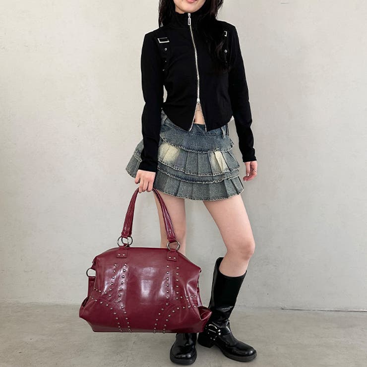 スタッズナイロンボストンバッグ | Outfitter lab | 詳細画像67 