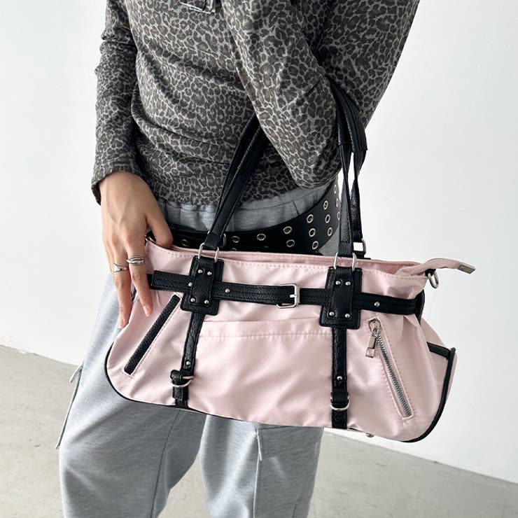 ベルトデザインナイロンショルダーバッグ | Outfitter lab | 詳細画像18 