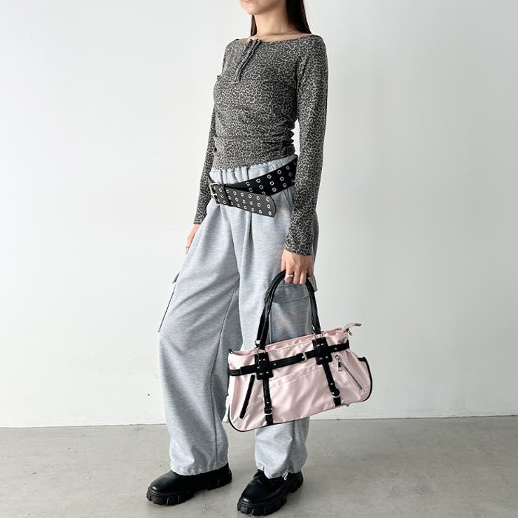 ベルトデザインナイロンショルダーバッグ | Outfitter lab | 詳細画像21 