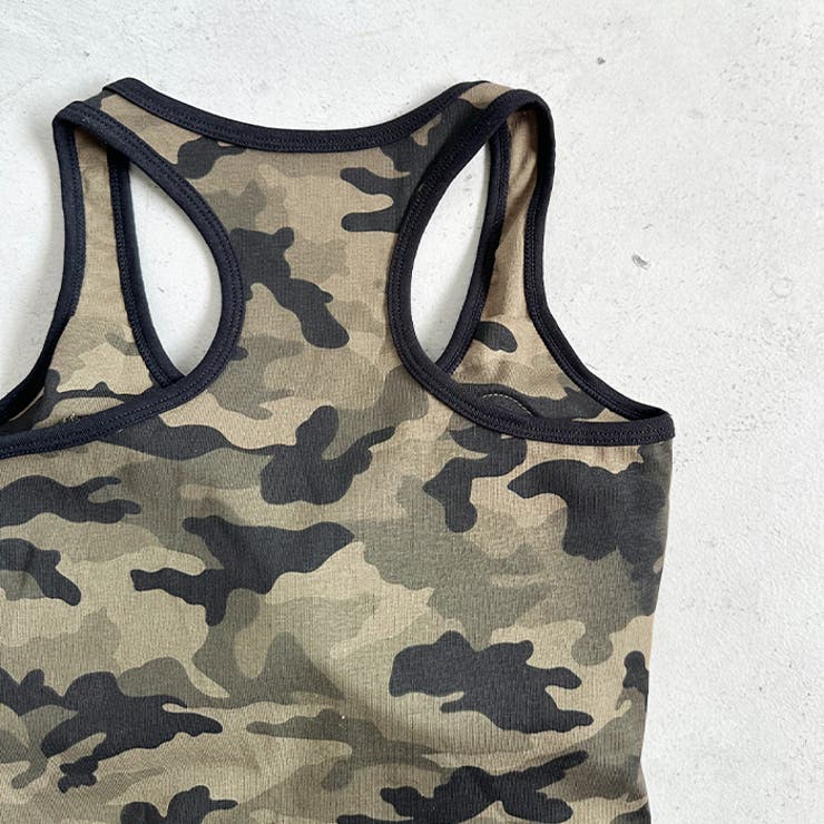 カップ付き迷彩柄タンクトップ[品番：OUTW0000531]｜Outfitter