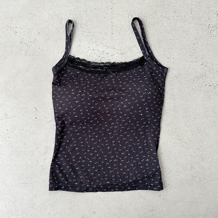 カップ付き小花柄レースキャミソール | Outfitter lab | 詳細画像10 