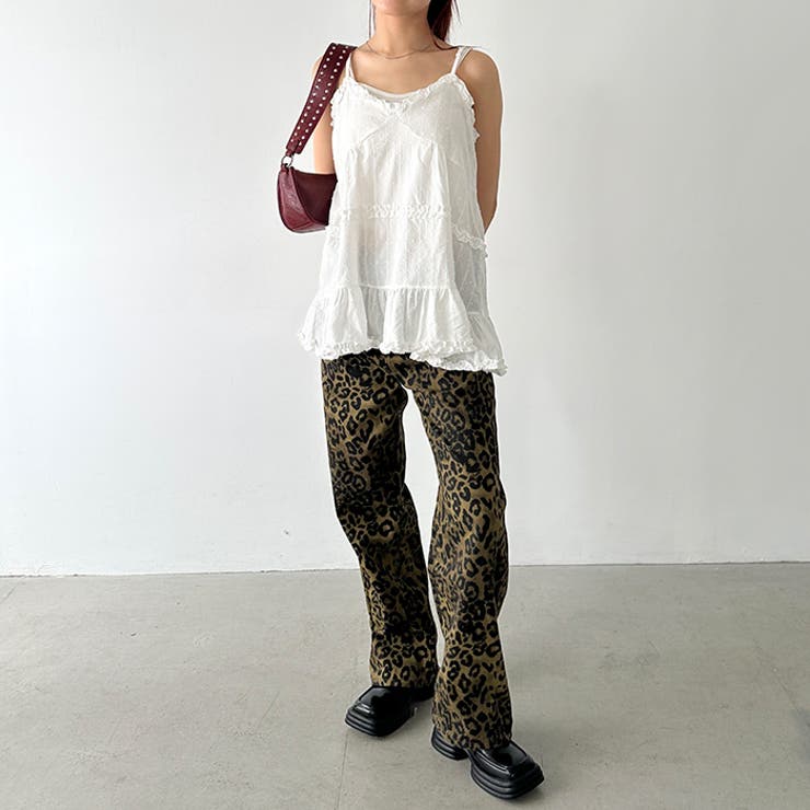 コットンフリルドットキャミワンピース | Outfitter lab | 詳細画像10 