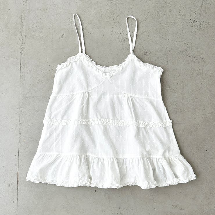 コットンフリルドットキャミワンピース | Outfitter lab | 詳細画像14 