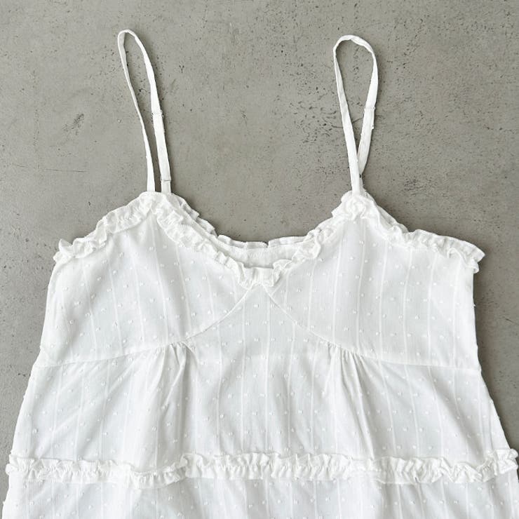 コットンフリルドットキャミワンピース | Outfitter lab | 詳細画像15 