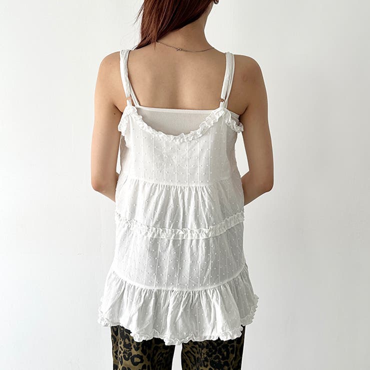 コットンフリルドットキャミワンピース | Outfitter lab | 詳細画像9 