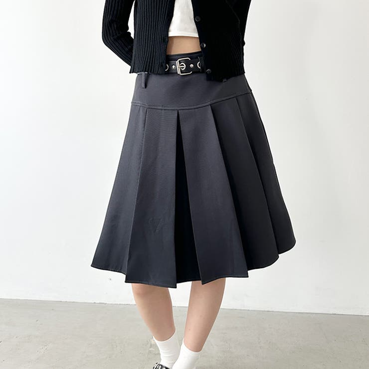 ミディ丈プリーツスカート | Outfitter lab | 詳細画像17 