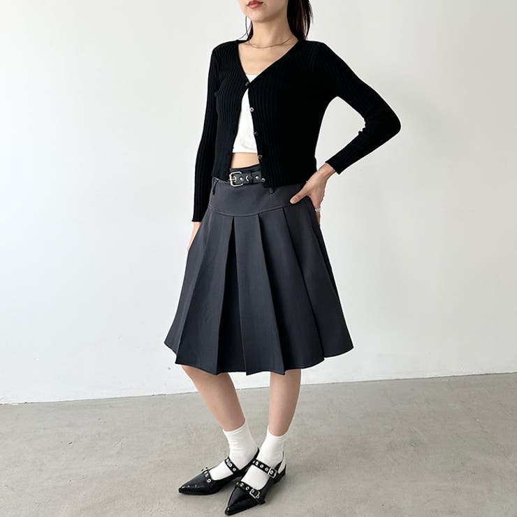 ミディ丈プリーツスカート | Outfitter lab | 詳細画像21 