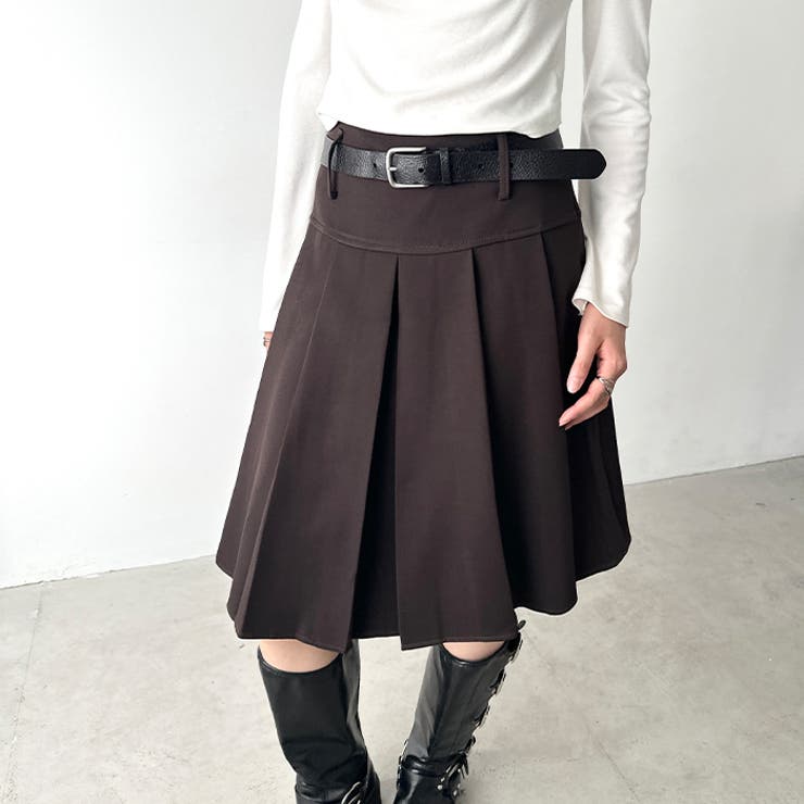 ミディ丈プリーツスカート | Outfitter lab | 詳細画像23 