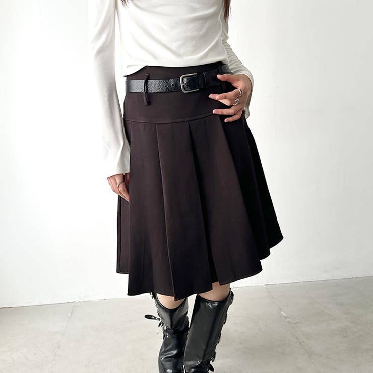 ミディ丈プリーツスカート | Outfitter lab | 詳細画像24 