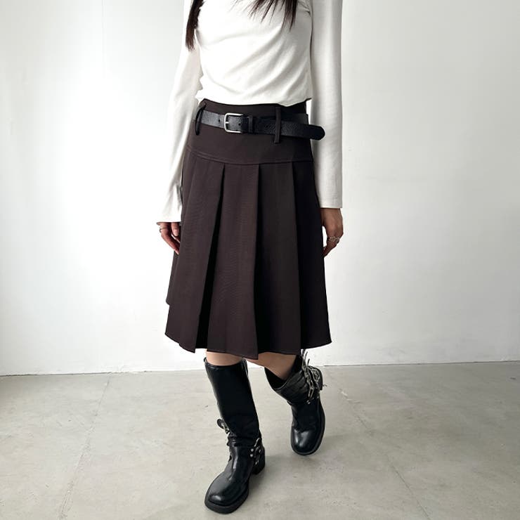 ミディ丈プリーツスカート | Outfitter lab | 詳細画像26 