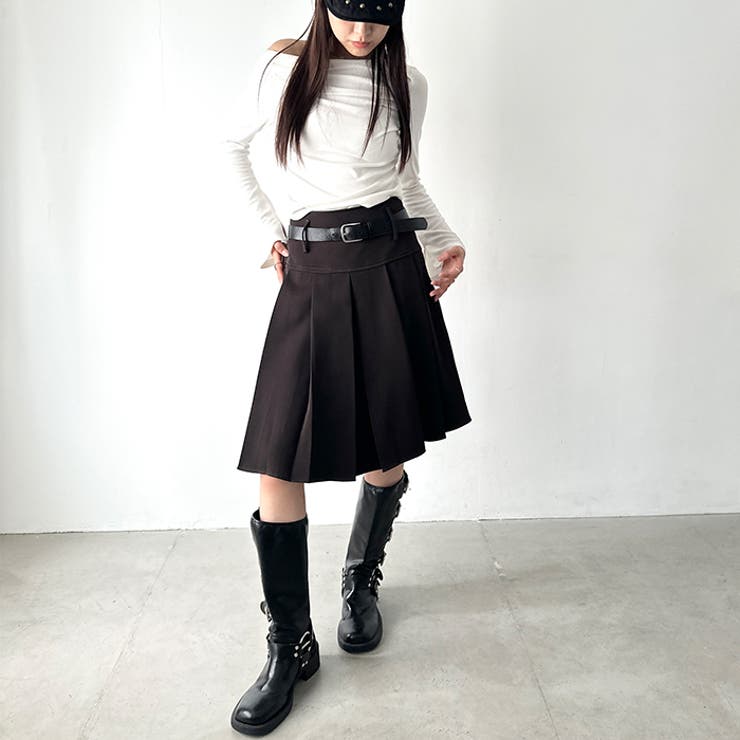 ミディ丈プリーツスカート | Outfitter lab | 詳細画像27 