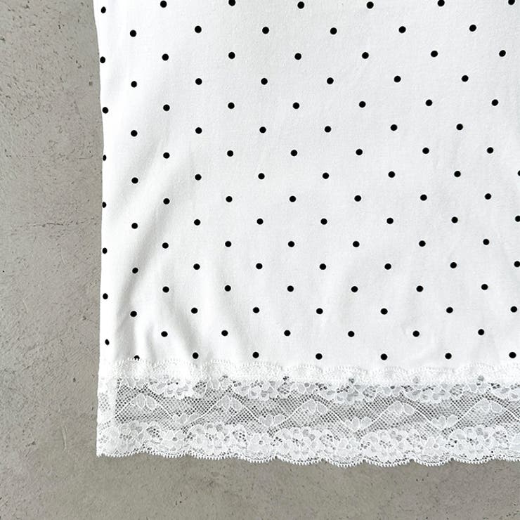 カップ付きドット柄キャミソール | Outfitter lab | 詳細画像19 