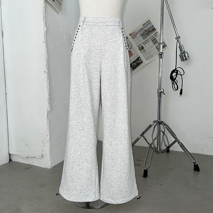 サイドスタッズスウェットワイドパンツ | Outfitter lab | 詳細画像25 