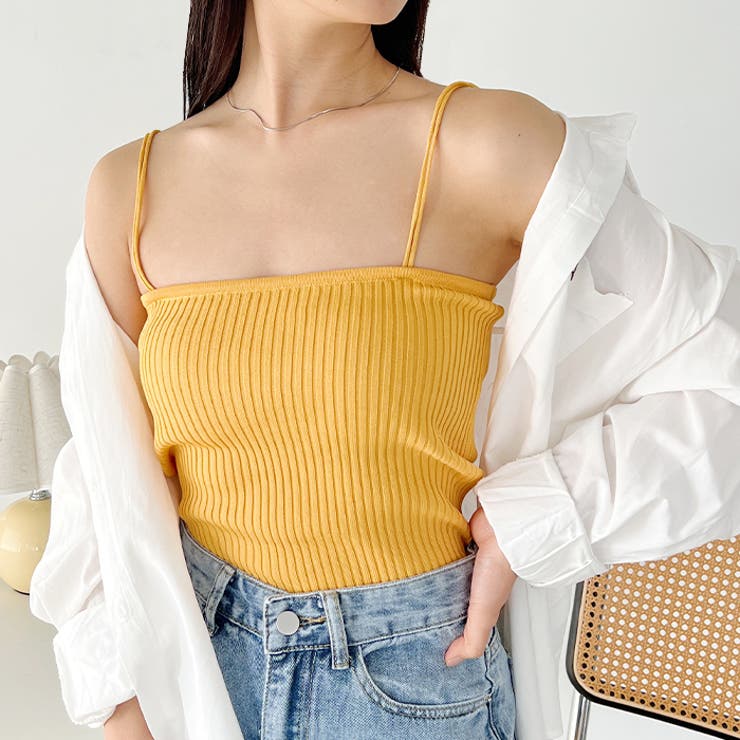 ダブル ストラップ リブ キャミソール | Outfitter lab | 詳細画像81 