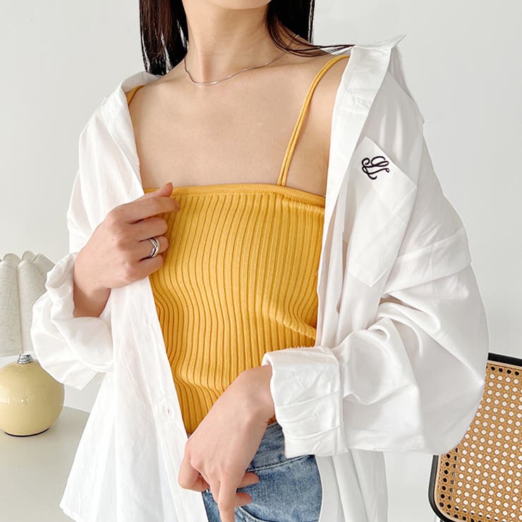 ダブル ストラップ リブ キャミソール | Outfitter lab | 詳細画像84 