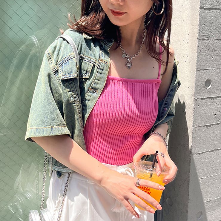 ダブル ストラップ リブ キャミソール | Outfitter lab | 詳細画像58 