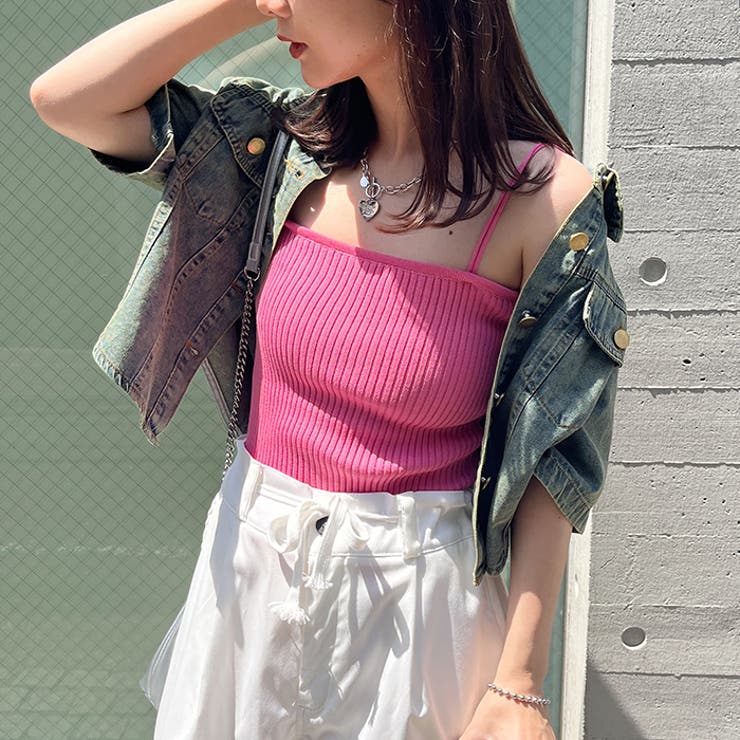 ダブル ストラップ リブ キャミソール | Outfitter lab | 詳細画像59 