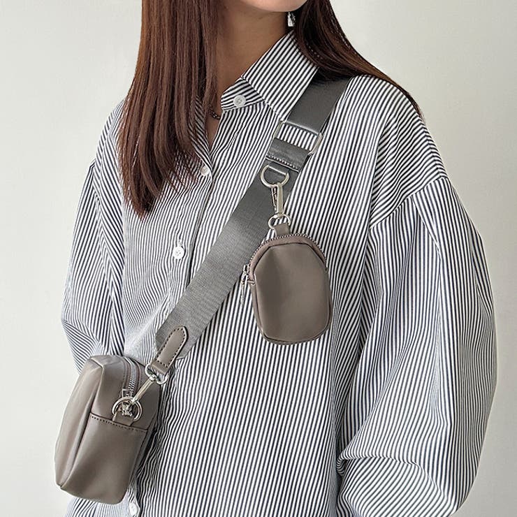 マルチケース付きスクエアショルダーバッグ | Outfitter lab | 詳細画像24 