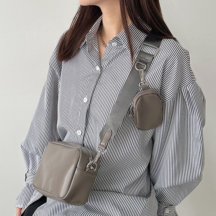 マルチケース付きスクエアショルダーバッグ | Outfitter lab | 詳細画像27 