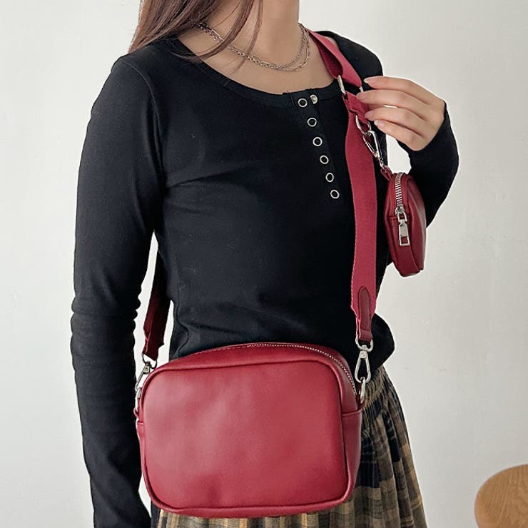 マルチケース付きスクエアショルダーバッグ | Outfitter lab | 詳細画像35 