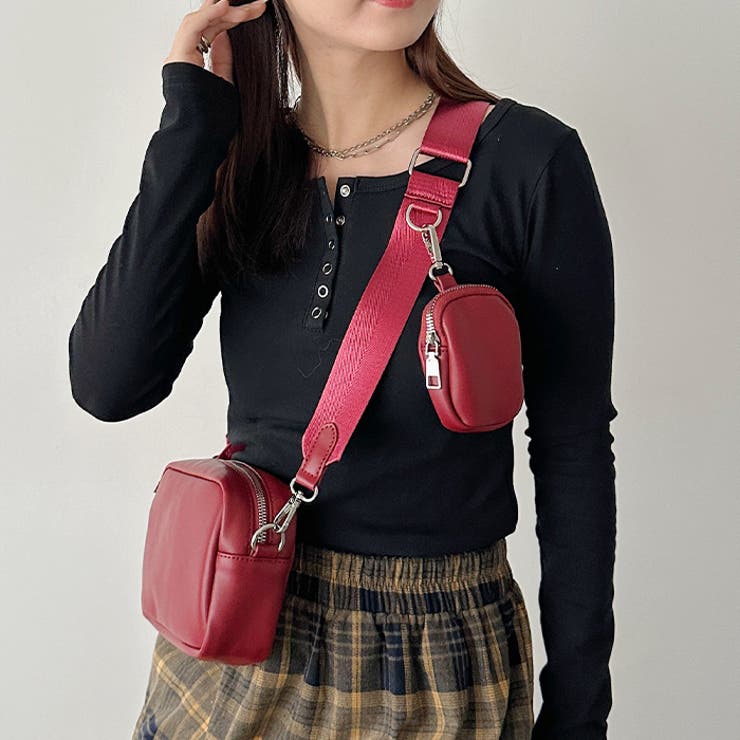 マルチケース付きスクエアショルダーバッグ | Outfitter lab | 詳細画像38 