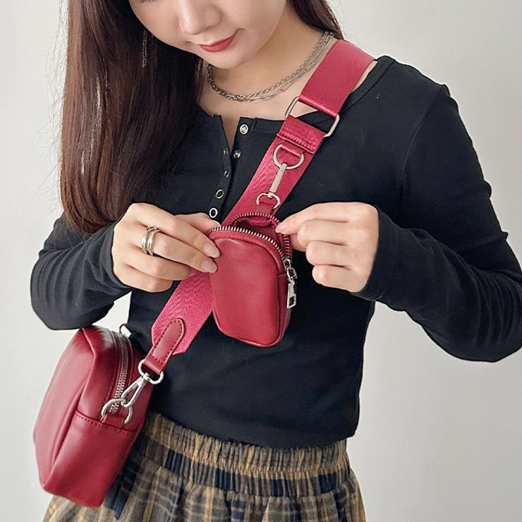 マルチケース付きスクエアショルダーバッグ | Outfitter lab | 詳細画像39 