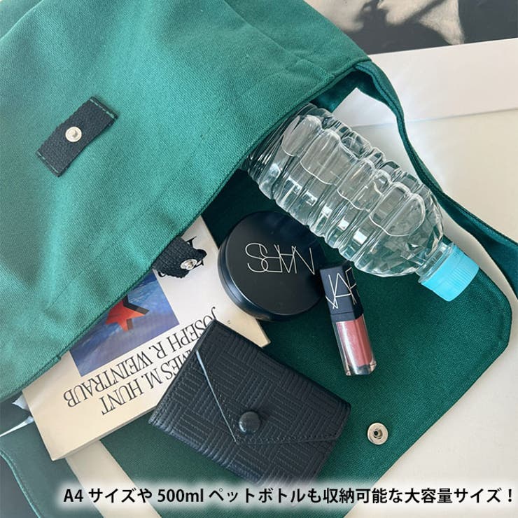 【A4サイズ対応】フラップキャンバススクエアショルダーバッグ | Outfitter lab | 詳細画像21 