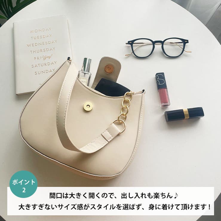 チェーンポイントPUショルダーバッグ[品番：OUTW0000010]｜Outfitter