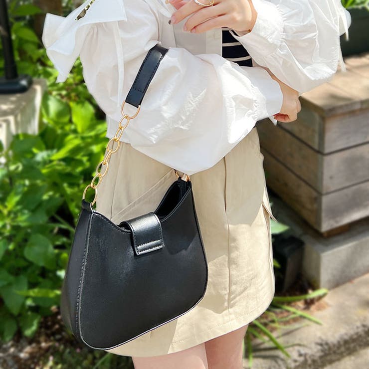 チェーンポイントPUショルダーバッグ[品番：OUTW0000010]｜Outfitter