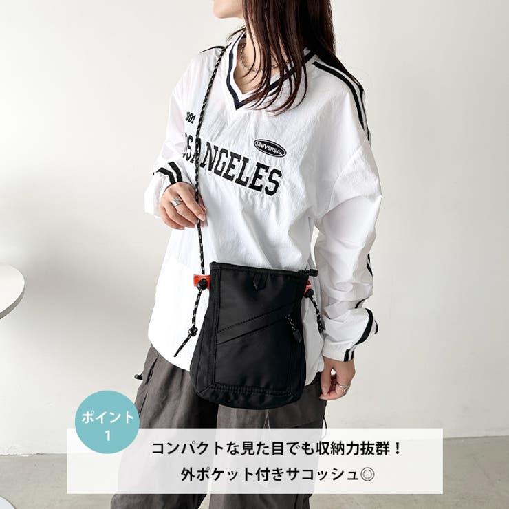 ナイロンサコッシュボディバッグ | Outfitter lab | 詳細画像2 